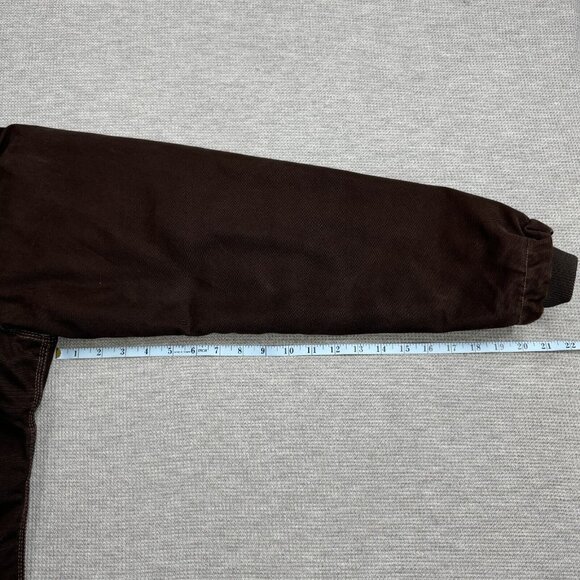 Berne Coat Womens Brown Quilted Lining Jacket Inner Pockets Hooded Full Zip 2XL - Picture 13 of 16